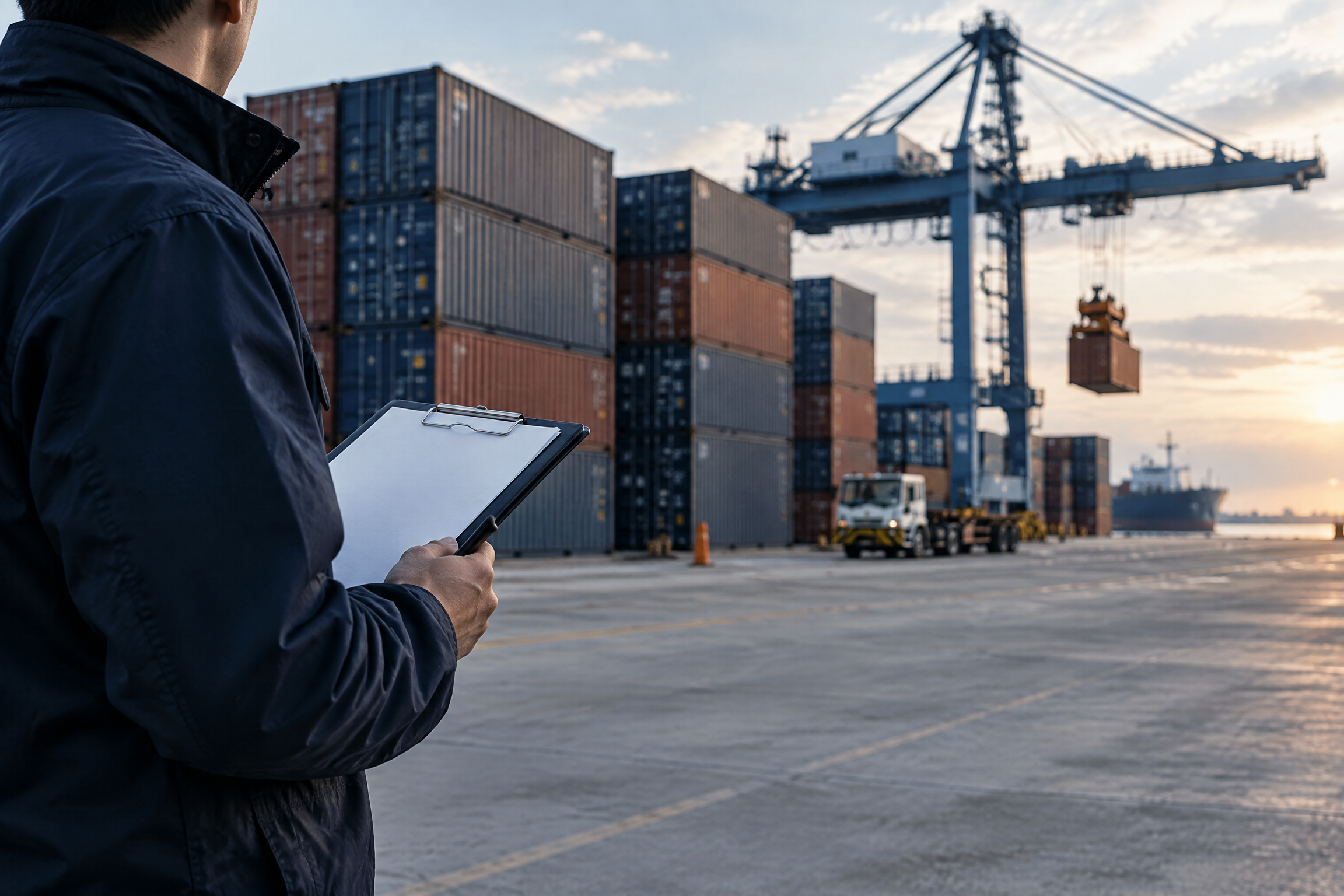 Coordinación de cargas en una terminal de contenedores